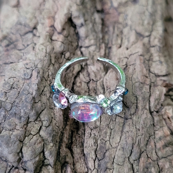 2 for $14! Silver Gem Ring NWOT - Picture 3 of 3